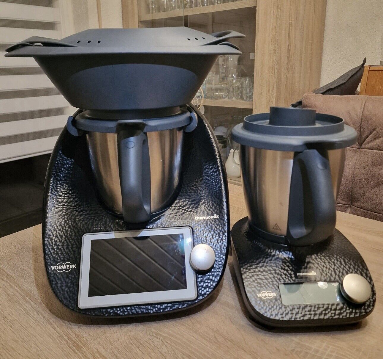 Vorwerk Thermomix TM6 Diamantschwarz Edition + 2 Mixtopf