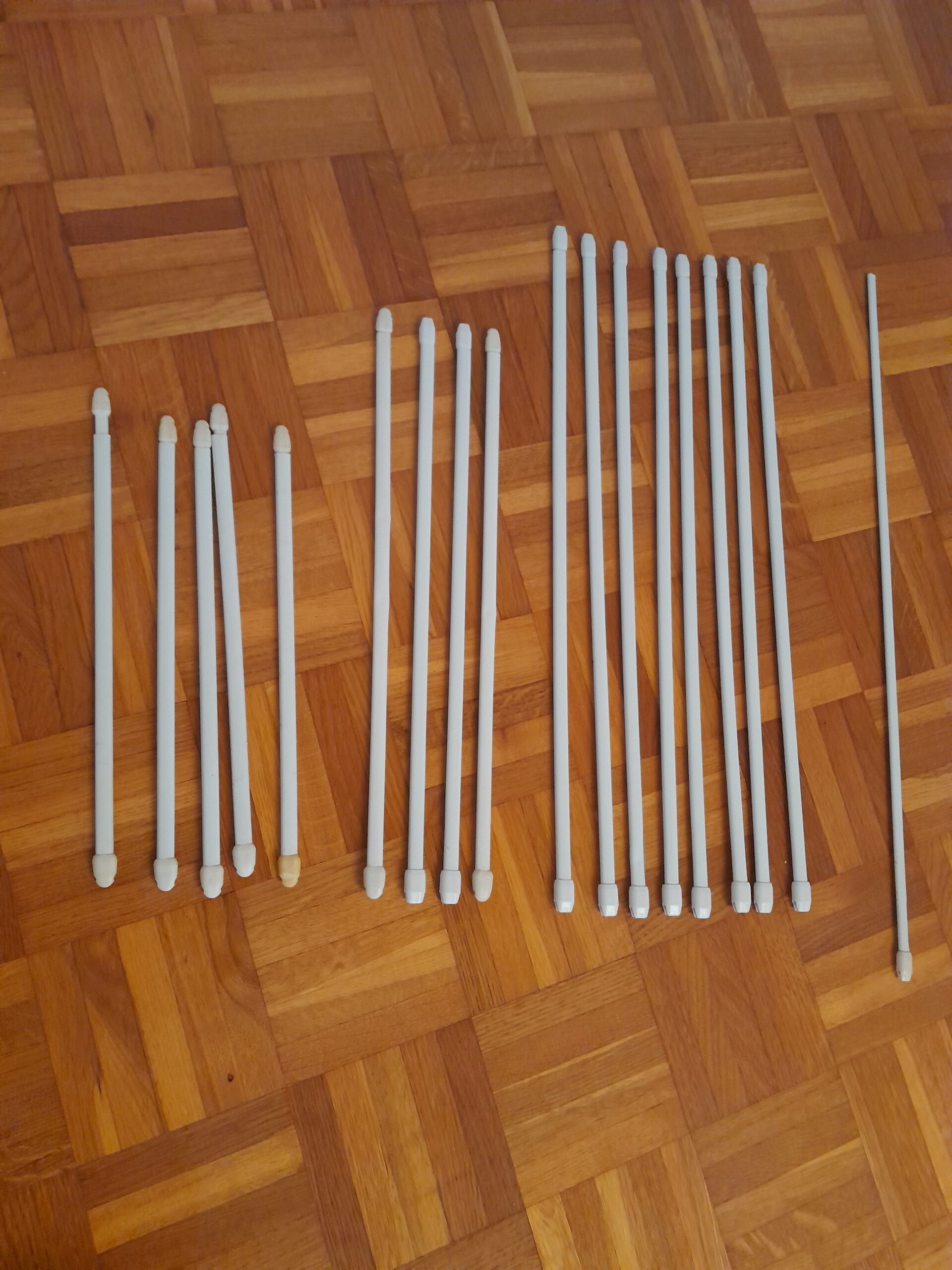 Vorhang -Stangen und -Hacken