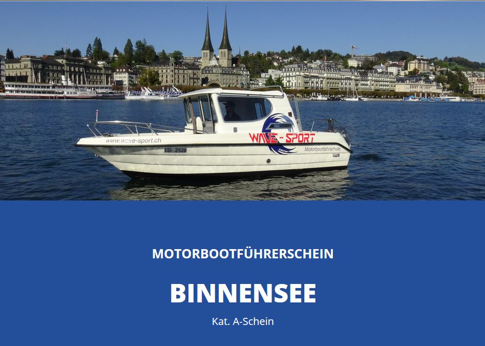 Motorbootfahrenlernen auf dem Vierwaldstättersee – im Winter