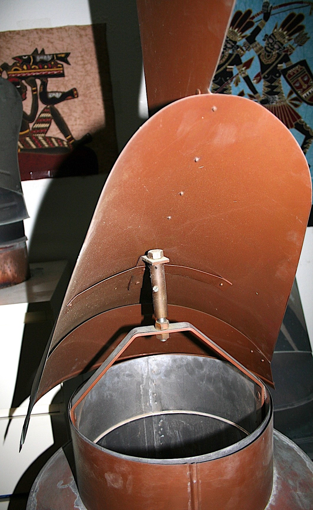 Kupfer John, Dreh-Kaminhut, John-Mütze, RZ 300/470, sehr rar