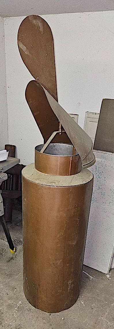 Kupfer John, Dreh-Kaminhut, John-Mütze, RZ 300/470, sehr rar