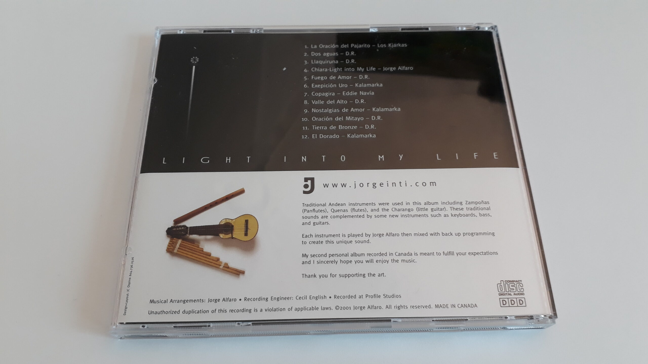 Jorge Inti – Light Into My Life