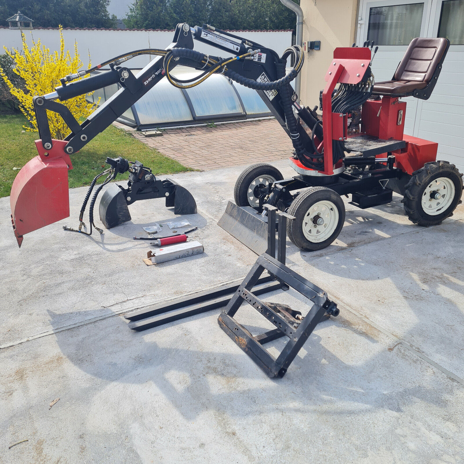 Minibagger RH-D500 mit Räder