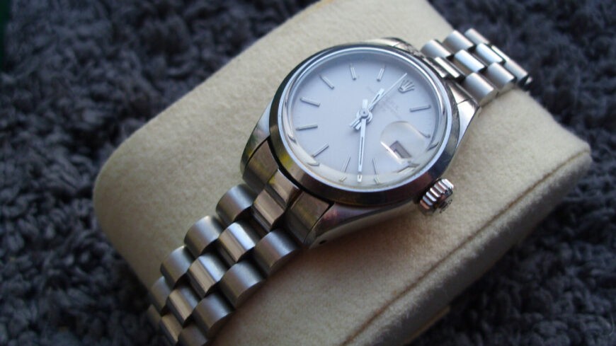 Rolex Date Präsident Platin Optik