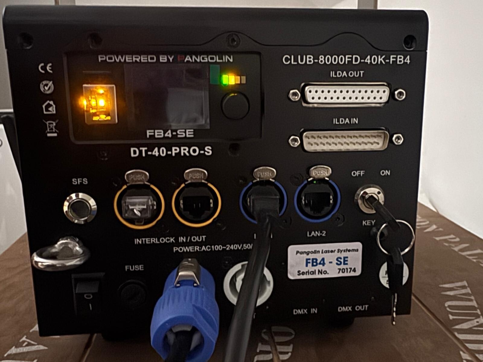 8W Club-8000FD FB4 RGB Showlaser