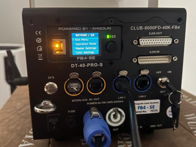 8W Club-8000FD FB4 RGB Showlaser