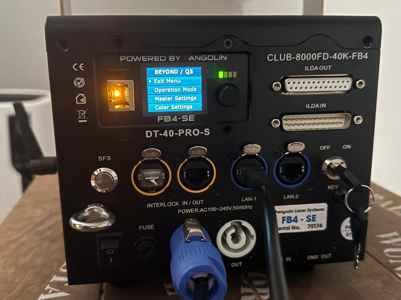 8W Club-8000FD FB4 RGB Showlaser