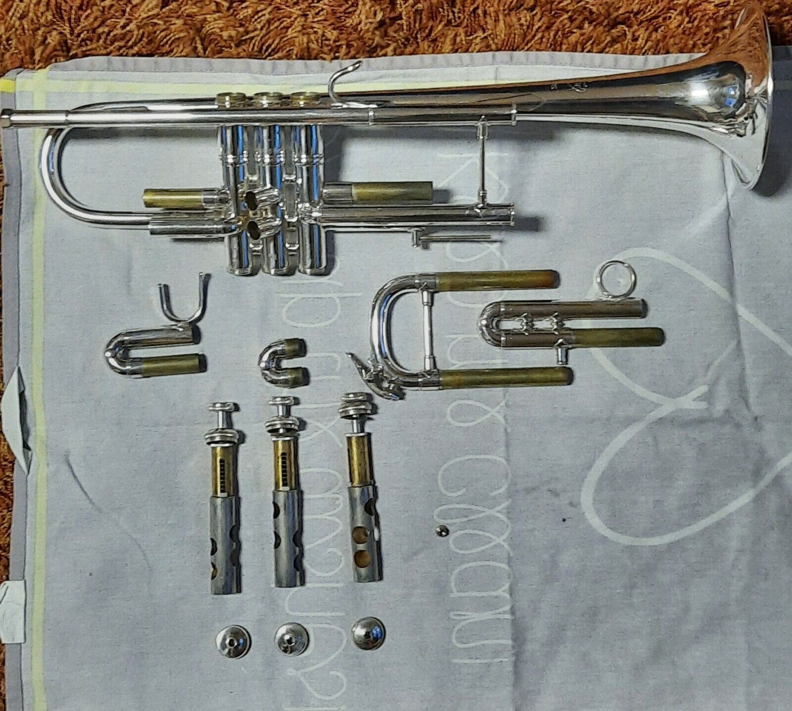 Vincent Bach Trompete Stradivarius Model 43 Bb Versilbert