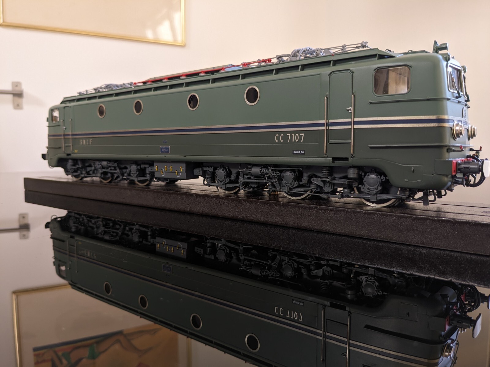 Sehr seltene Lemaco Prestige O 0-034 SNCF CC 7107