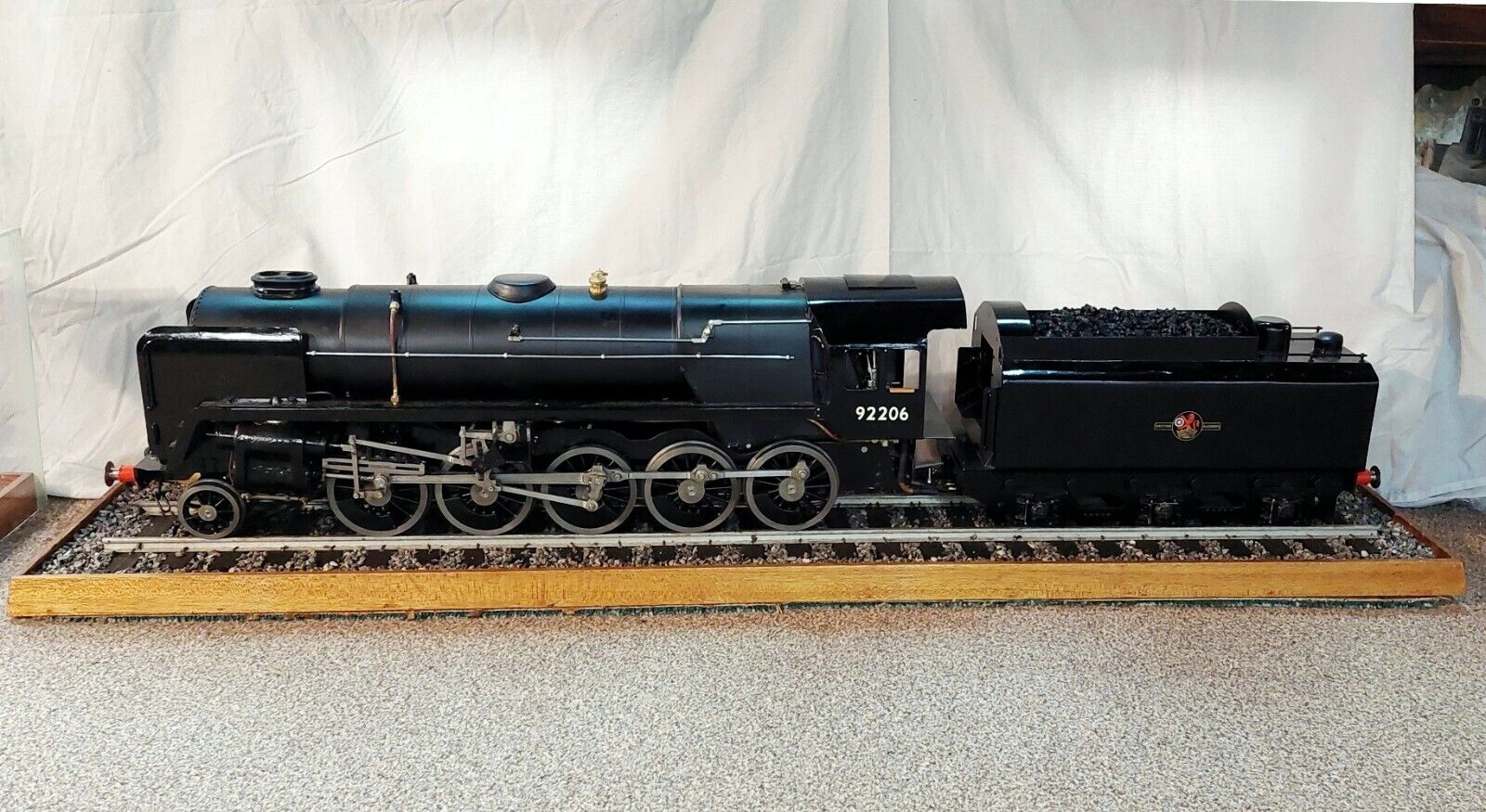 Spur 3,5 Zoll Live Steam 2-10-0 BR Standard Class 9F Lok
