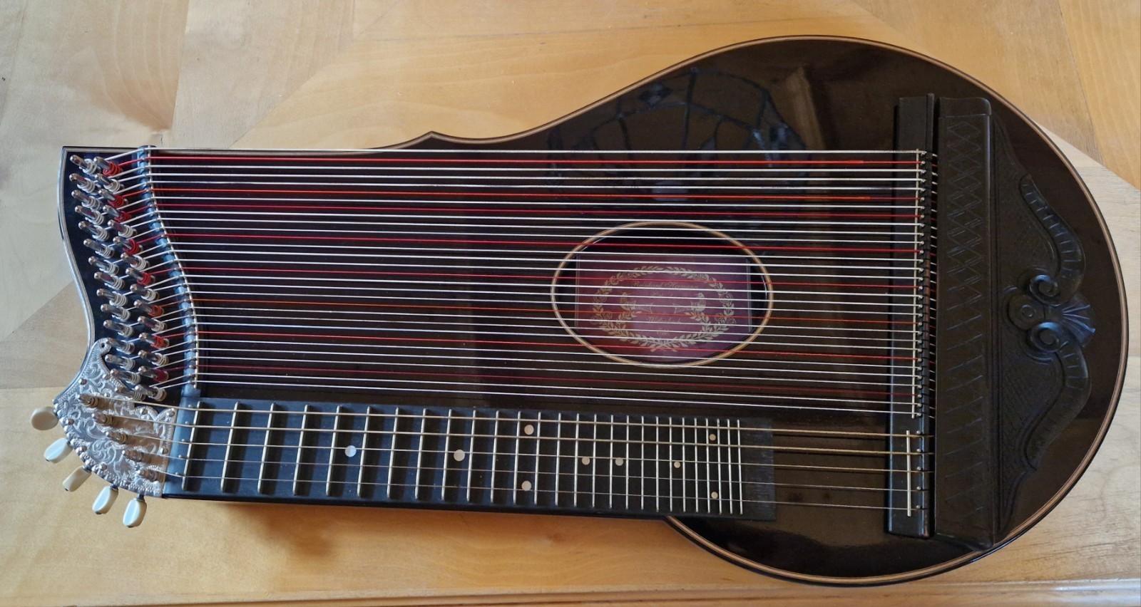 Zither Kerschensteiner Bauart Arionharfenzither