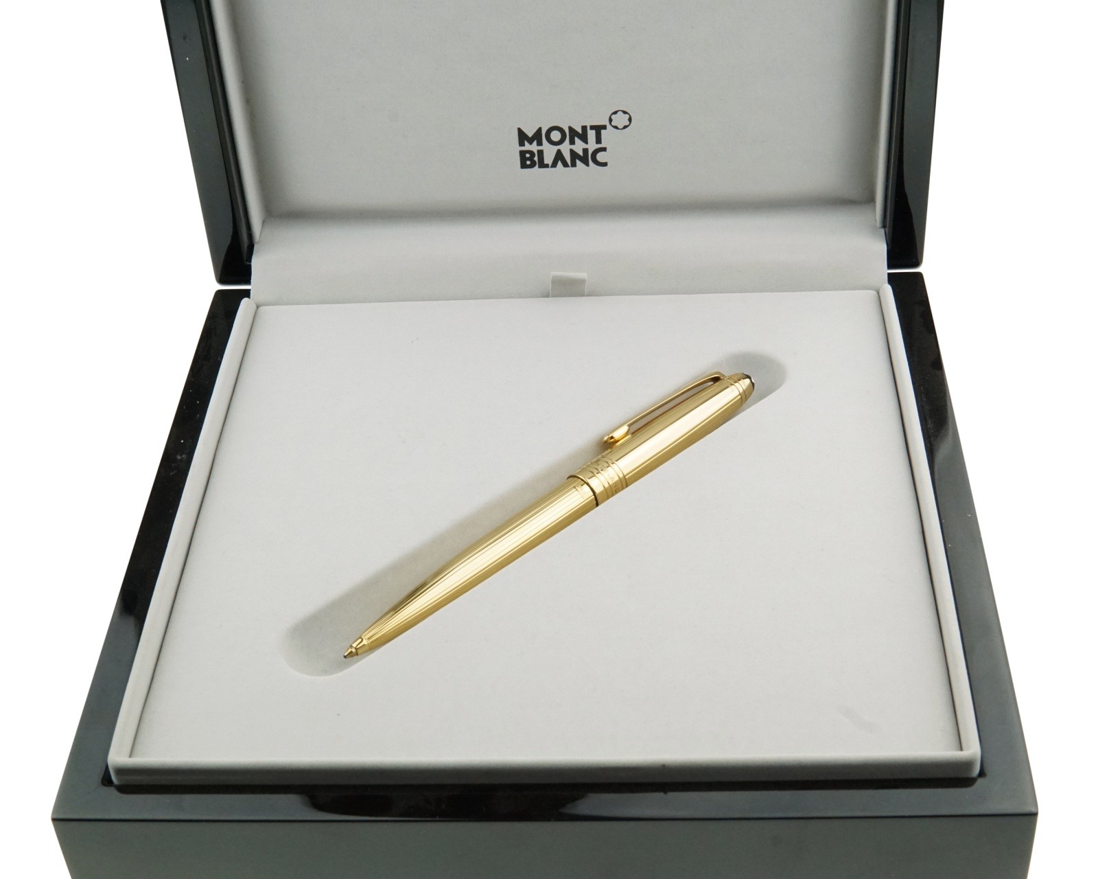 Montblanc Meisterstück Solitaire 750er Solid Gold Kugelschreiber No.164 Classique
