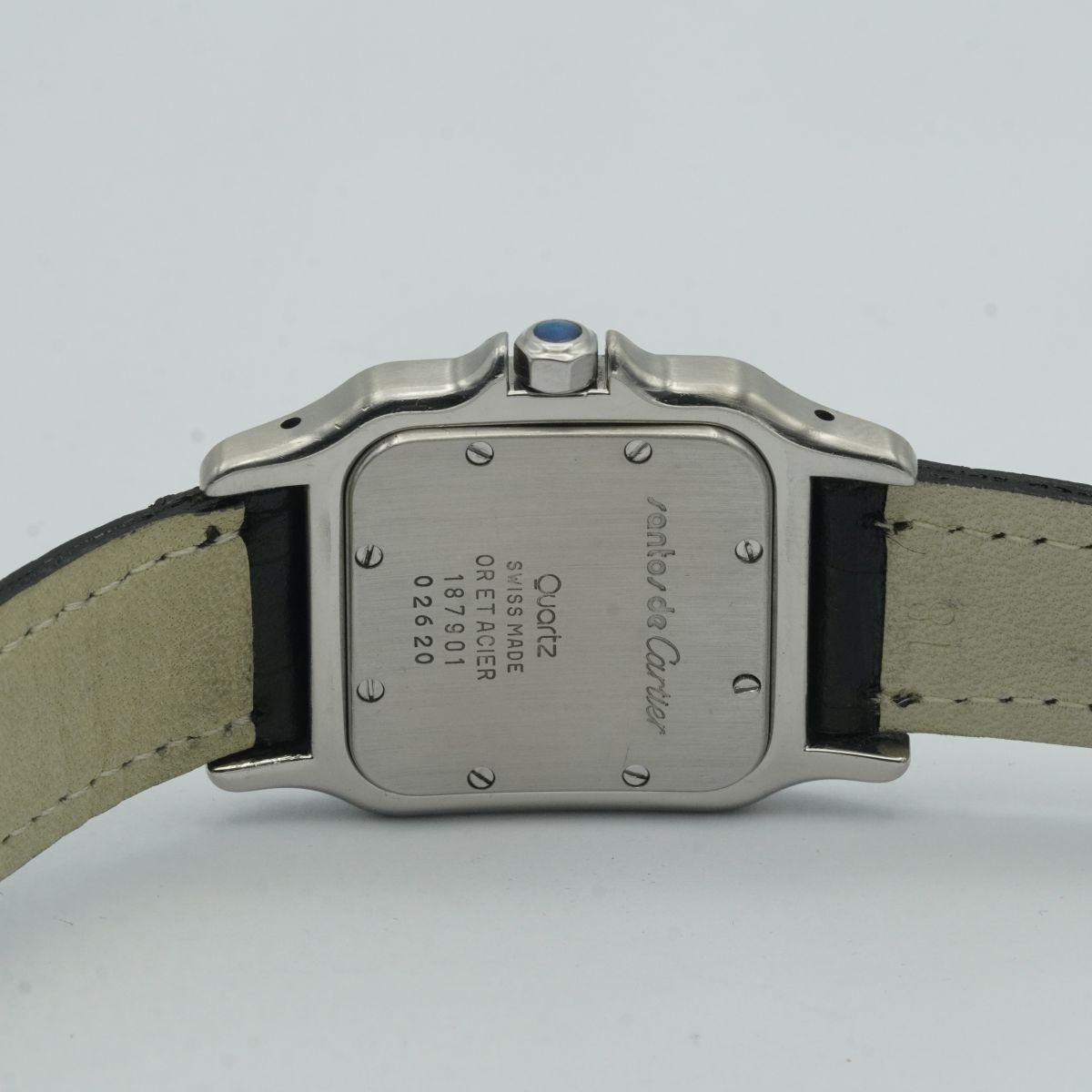 Cartier Santos Caree Quartz Herren Uhr