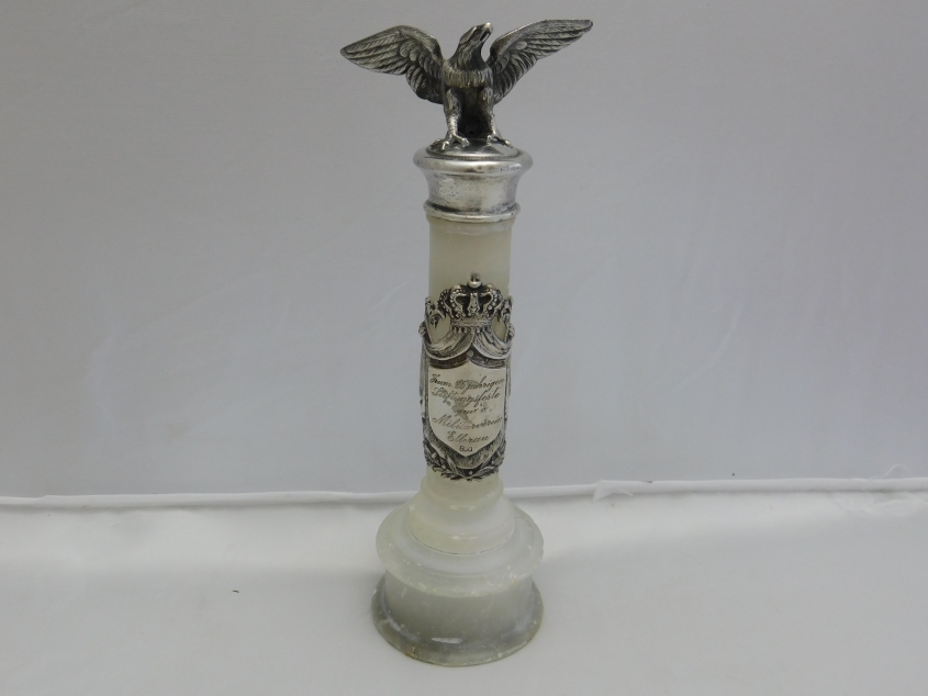 Militaria SIEGESSÄULE Silber 800-ER UM 1913 KAISER WILHELM II