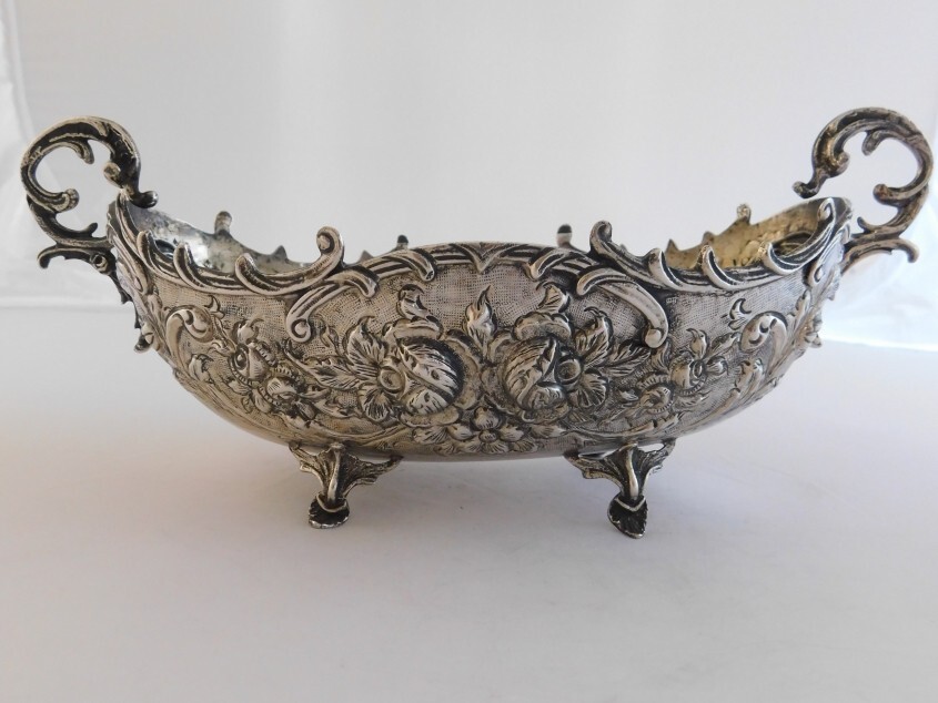 Jardiniere – Schale aus Silber 900-ER