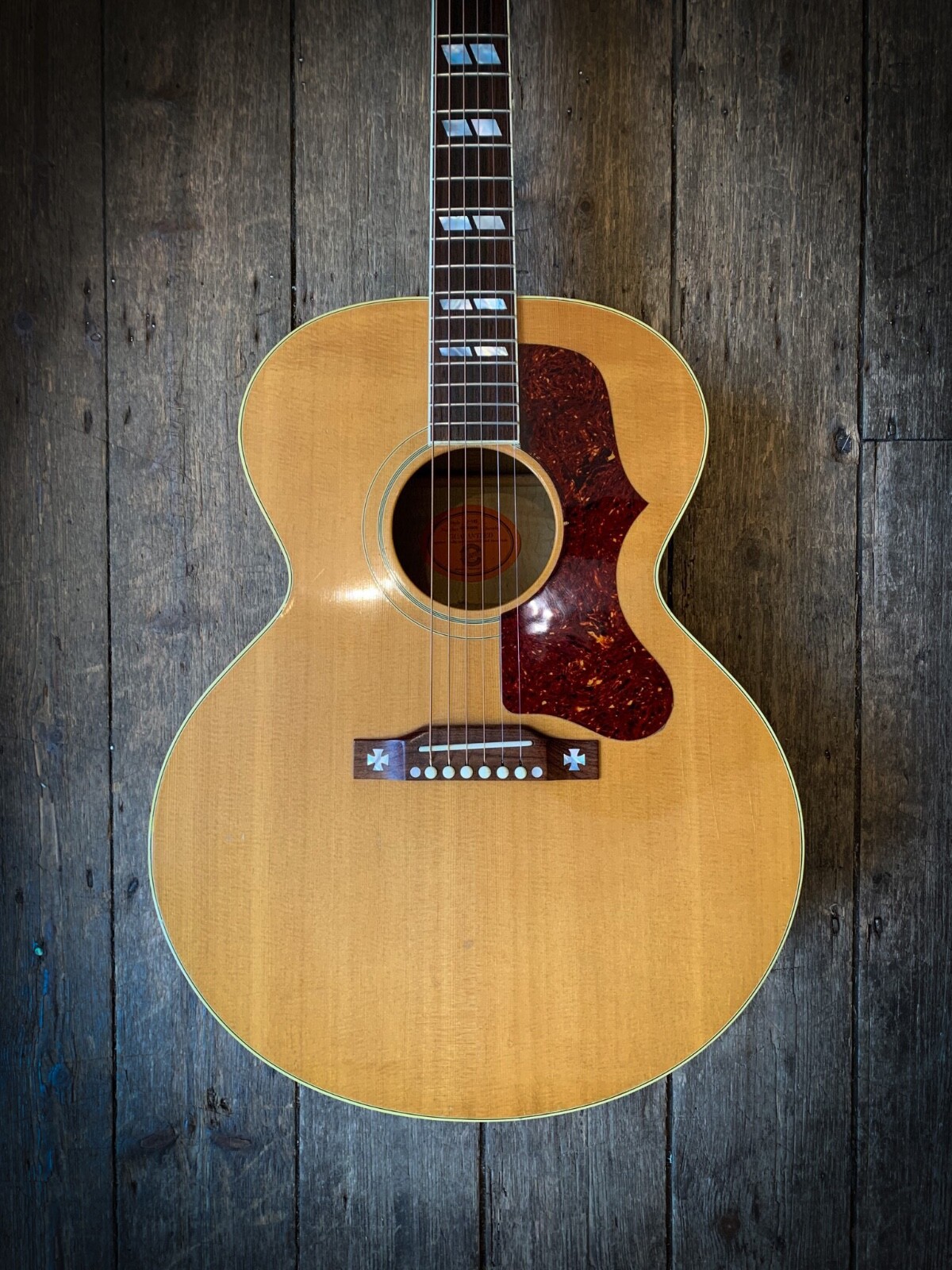 2000 Gibson J-185-N Akustik & Hartschalenkoffer