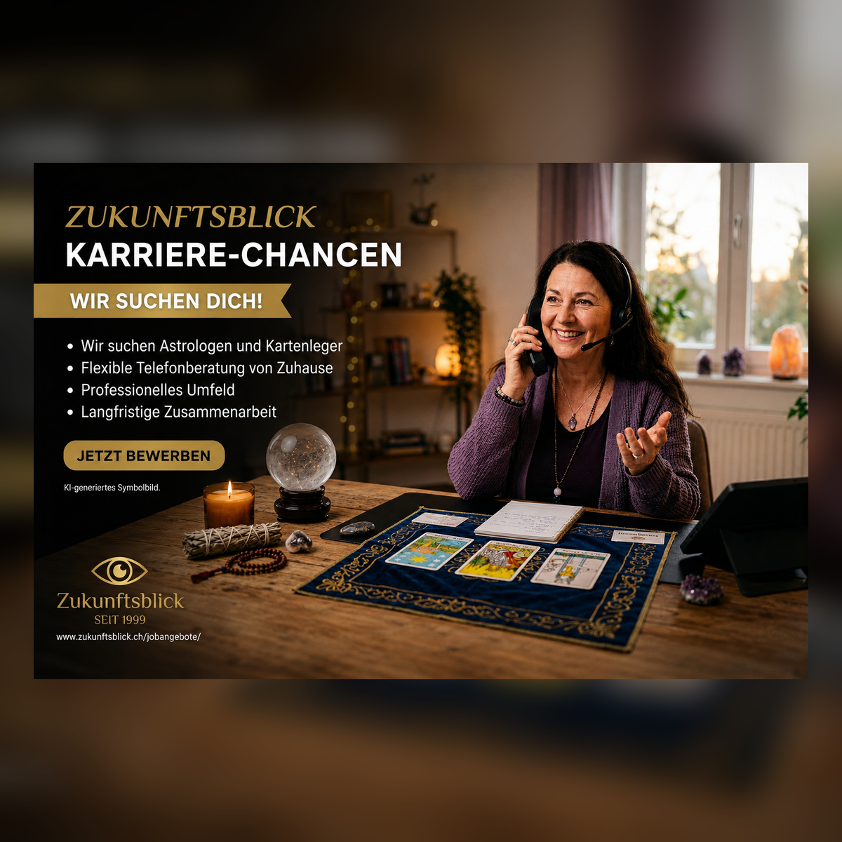 Kartenleger, Hellseher und spirituelle Berater gesucht
