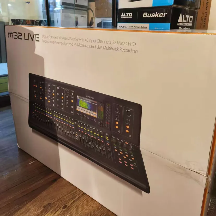 Behringer, Midas, Soundcraft, PreSonus, Yamaha, Allen & Heath, Mackie, Bose,
