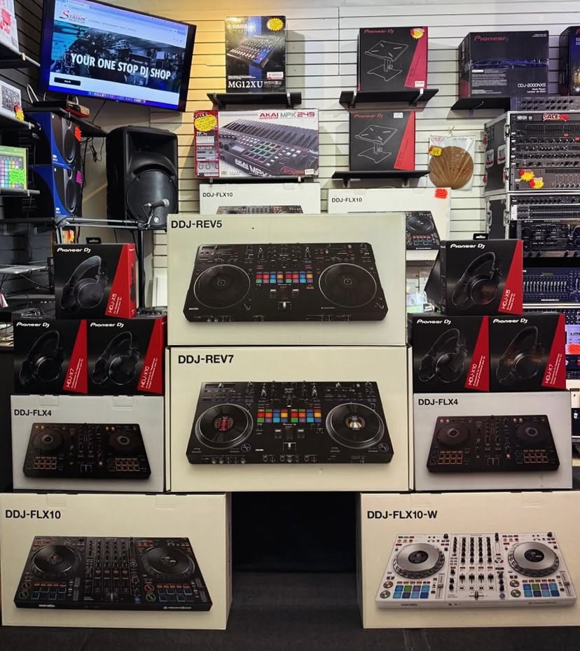 DJ-Equipment, DJ-Controller, DJ-Mixer, DJ-Plattenspieler, DJ-Mediaplayer, Digitalmixer, Analogmixer, MIDI-Controller, Synthesizer,